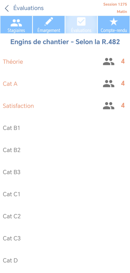 Émargement numérique mobile logiciel formation SST CACES suivi présence stagiaires signature sécurisée